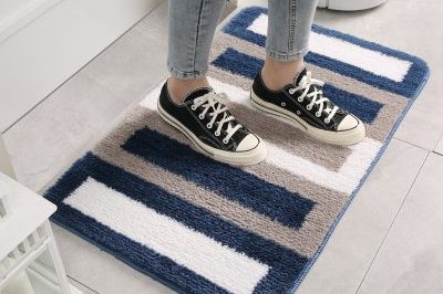 Custom high style cotton door mat (1)