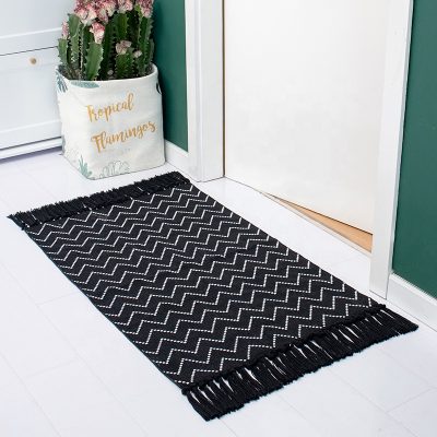 Wholesale modern design cotton door mat (4)