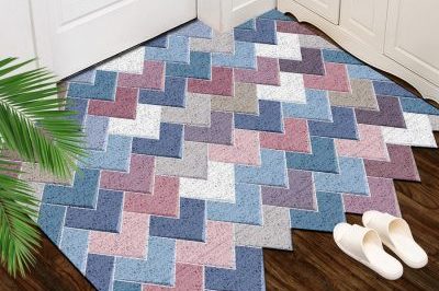 Colorful fashion pvc door mat (2)