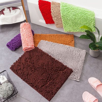Customized multi-color bathroom floor mats (4)