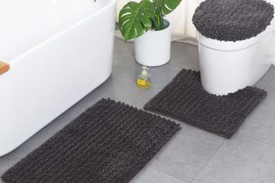 Microfiber luxury bathroom floor mat (1)
