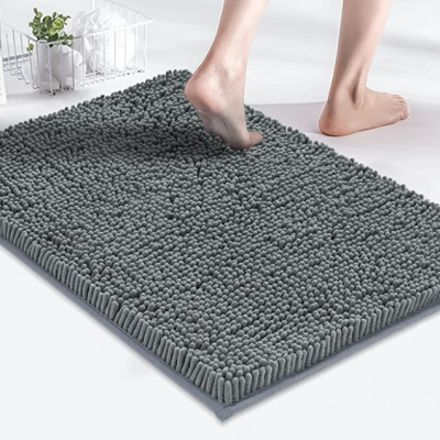 Super absorbent furry bathroom mat (6)