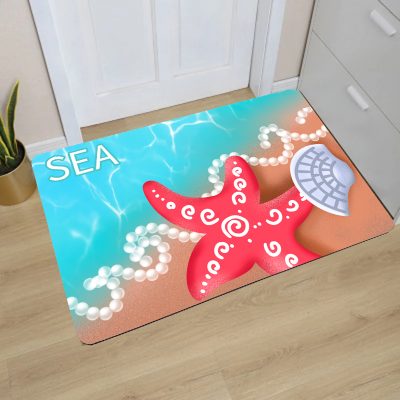 The latest blue PVC doormat (3)