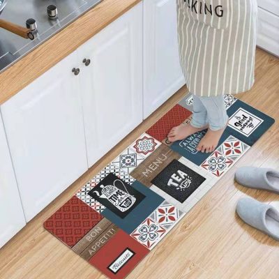 Trendy modern printed kitchen floor mats (5)