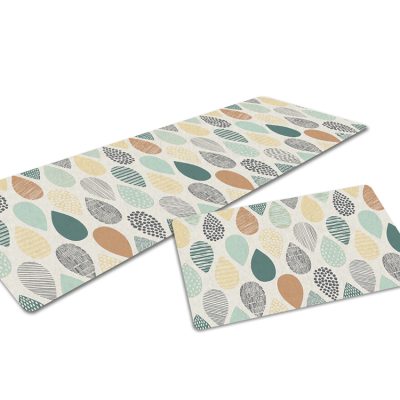 Warm pattern color kitchen mat (6)