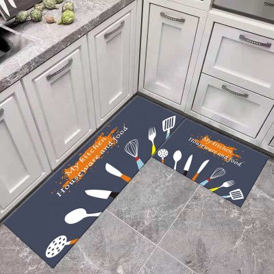 Washable design kitchen floor mats (3)