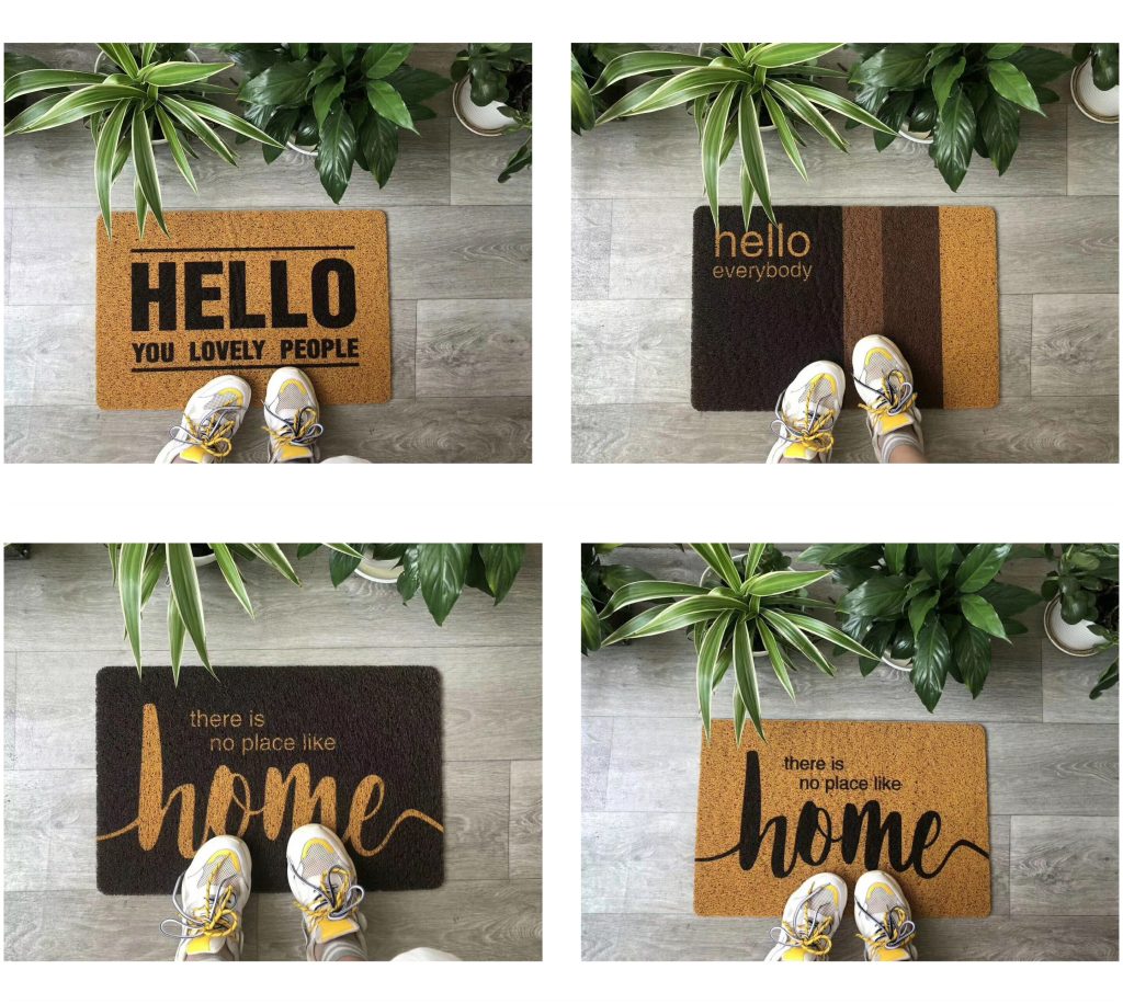 Wholesale plain color pvc doormat